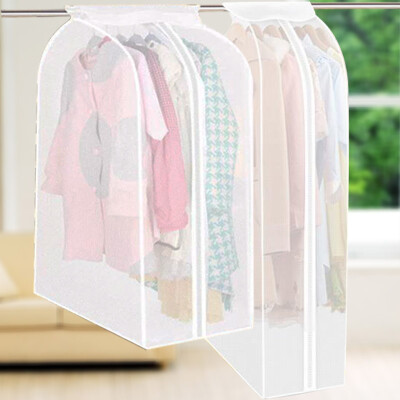 

Jingdong supermarket] green reed three-dimensional clothes storage dust cover transparent widening and extension of 2 sets