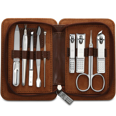

Jingdong Supermarket 777 Nail Knife Set Nail Clamp Clamp Set 9pcs NTS-8305 Brown Import
