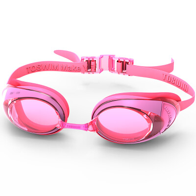 

Tuo wins (toswim) goggles high-definition anti-fog swimming goggles men and women comfortable swimming glasses fresh pink