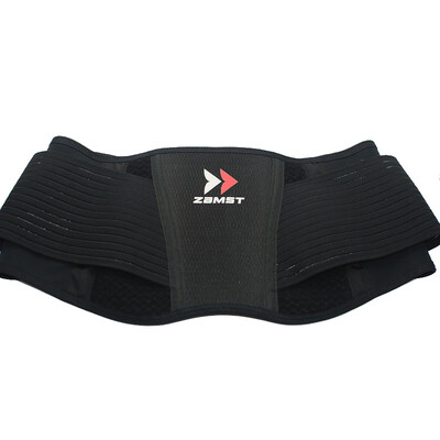

ZANST ZAMST professional sports waist ZW-5 stable&comfortable breathable double pressure belt lumbar lumbar support protection 1 only black L