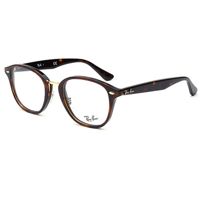 

RayBan Raymond glasses frame men and women fashion section tortoiseshell color myopic optical frame RX5355F 5674 51mm