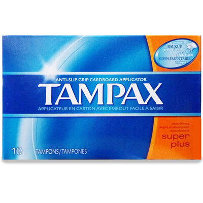 

Дэн Бизи (Tampax) тампон с большим числом 10 (США импортировали)
