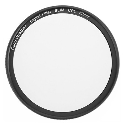

Weather is good 62mm ultra-thin CPL polarized polarizing filter for Nikon 70-300 Canon Sony 18-200 Tenglong Sigma Timber Olympus&other micro-SLR camera lens
