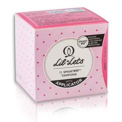 

Lil-lets T-shaped stealth tamponts are available in 15 sizes