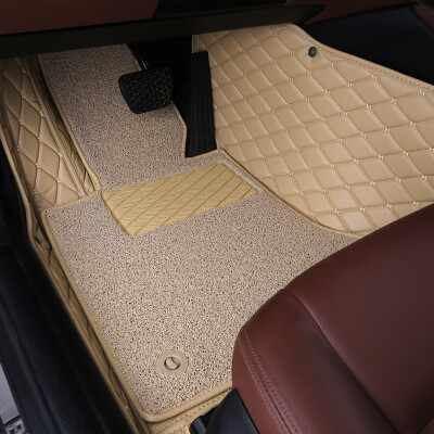 

Kang car treasure car mats all surrounded by leather wire ring special car color manufacturers custom straight hair