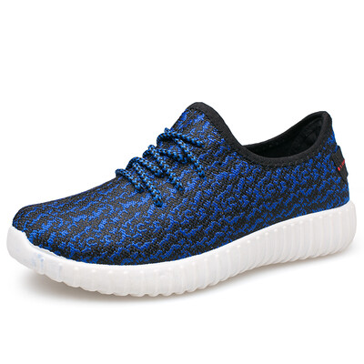 

Precentor Precentor Korean version of the couple casual shoes flying sports shoes male plus cotton trend coconut men&women shoes YZ01 blue 40 yards