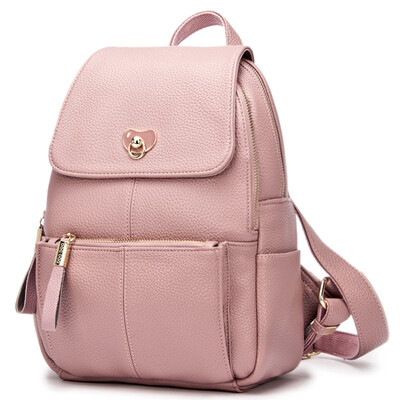 

DOODOO new shoulder bag female Korean casual school wind ladies shoulder bag MINI mini female bag D6029 lotus root pink