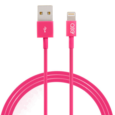 

QIC L10-MR Apple Lightning to USB Charging Data Cable Cable for Apple iPhone5 / 5s / 6 / 6s / Plus iPad4 / 6 Pink