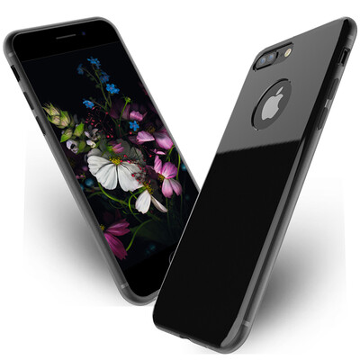 

Прохладный музыкальный экран iphone7plus для iphone7plus защитная крышка Apple 7 плюс яркая черная крышка мобильного телефона защитная оболочка металлическая оболочка ТПУ мягкая крышка -5,5 дюймов