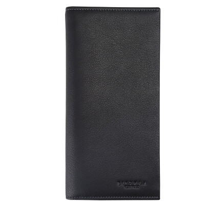 

VIAULA (VISTULA) Men's Poker Business Ngau Tau Leather Multifunctional Long Wallet 12016-1110 Black