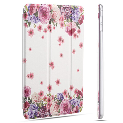 

Chick Moore ipad air2 case / shell all-inclusive anti-drop / three-fold stent / smart кобура секретный сериал Mori украшенный жемчужно-белый