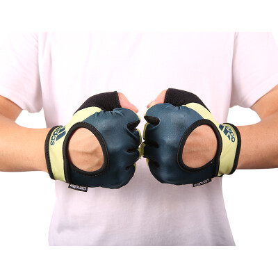 

Adidas Adidas gloves imported fitness non - slip dumbbells semi - gloves green  code