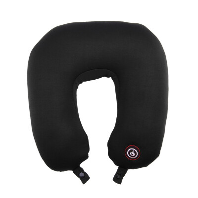 

U Shape Travel Pillow Neck Massage Microbead Battery Operated Vibrating