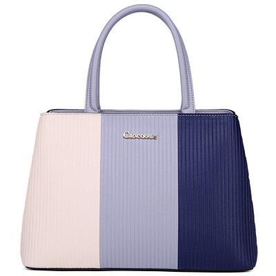 

Crocodile (CROCODILE) Korean version of the leather shoulder bag fashion fight female models handbag 12671075-02