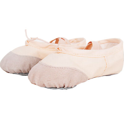 

Jiesheng upgraded version of adult children's dance shoes soft bottom cat lap shoes girls ballet shoes men and women models practice shoes canvas yoga shoes 30 yards