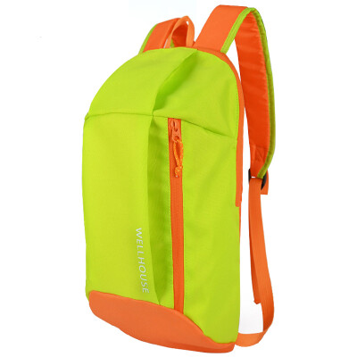 

WELLHOUSE backpack outdoor shoulder bag camouflage student bag travel bag riding bag men&women casual bag packet green fruit