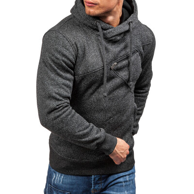 

Winter Men Casual Pullover Hoodie Cotton Sweatshirt Fleece