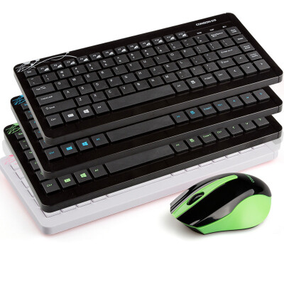 

Multimedia 24G wireless keyboard mouse set Mini mute computer peripheral equipment