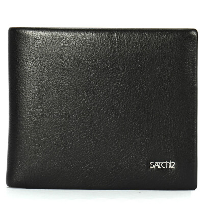 

SATCHI men&39s short wallet fashion multi-card business men&39s wallet wallet EQ57516-2H black