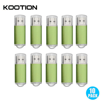 

10pcslot Mini USB Flash Drive Pen Drive 16GB 8GB 4GB 2GB 1GB Green