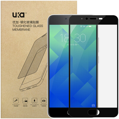 

Youcha charm Blue 5 full coverage of full-tempered film tempered glass HD film protective film black