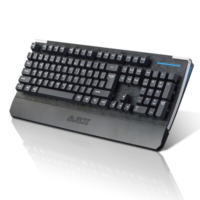 

Selling Ergonomic design wired gaming keyboard backlight USB powered desktop computer computer peripherals