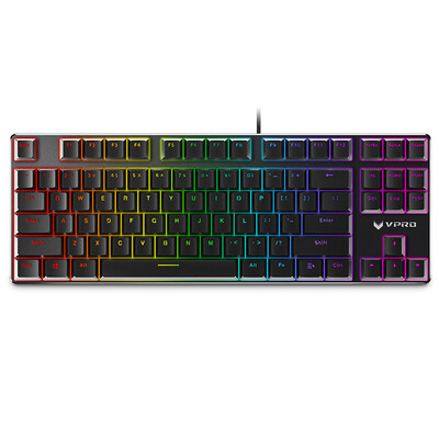 

Rapoo V500RGB сплавная версия Механическая клавиатура с подсветкой черный и чёрная ось