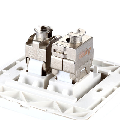 

AMPCOM AMPCOM ultra-five shielded network module-free zinc alloy shell engineering grade 50U gold-plated