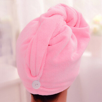 

Jinhe home towel home textiles can not afford to lose hair towel thickening to increase the suction bath cap two pieces of pink 104g Article 65 25cm