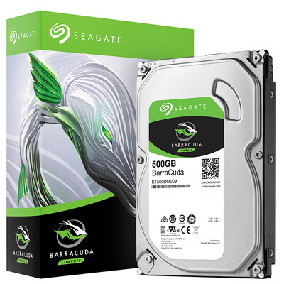 

Seagate Barracuda Series 500GB 7200 RPM 32M SATA3 desktop mechanical hard drive ST500DM009