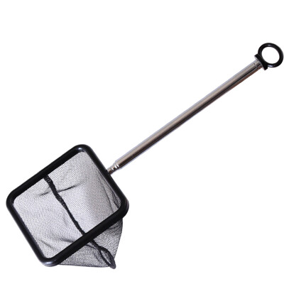 

Gifted natural and convenient square telescopic fishing net fish tank stainless steel fishing net square fish fishing G-303