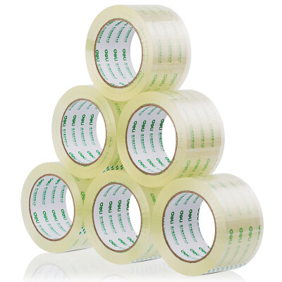 

Deli 30207 transparent sealing tape 48mm * 150y (137 meters) 6 volumes / tube