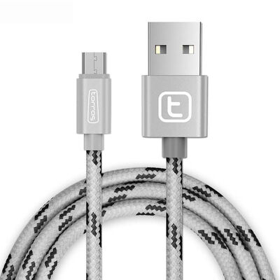

Tulas (TORRAS) Andrews data cable charging cable for millet oppo Huawei usb line fast charge aurora silver (1.5 m)