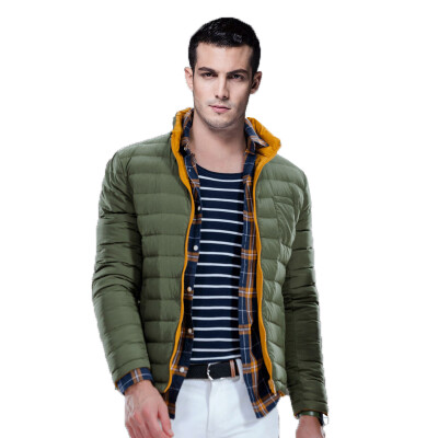 

Pierre cardin (pierre cardin) 23C3512 male collar collar fashion double-sided wear short paragraph Slim men's down jacket army green 50 # (175