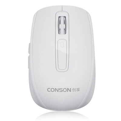 

Conson CM850 lithium version of the wireless optical mouse charging 6D mouse desktop laptop office game general white