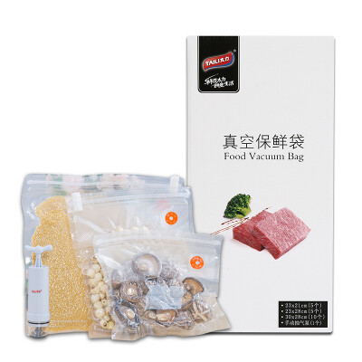 

[Jingdong supermarket] TALI TAILI food grade PE vacuum preservation bag without pump to add 10 loaded 23cm * 28cm