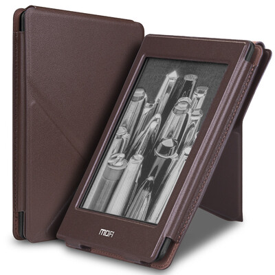

Mo вентилятора Mofi Kindle Paperwhite кожаный чехол обновленной версии новых моделей 958 складная подставка кожаный кобура мудрое коричневый