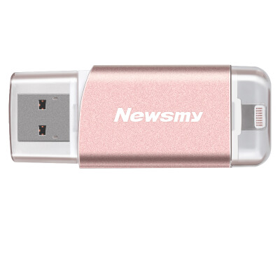 

Newsmy i-M06 c официальным признанием MFi USB 3.0 флешка для iPhone (Металл лимитированная серия, розовый золотой, 32G)