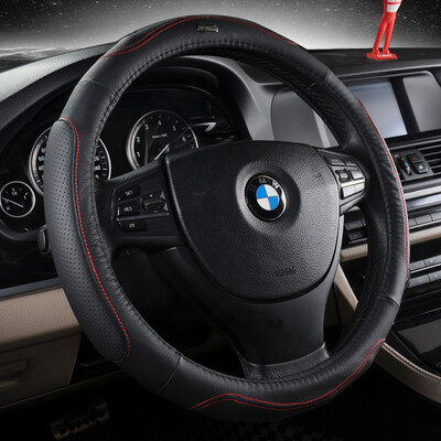 

WRC car steering wheel sets of 3D sports to the car with the first layer of leather leather four seasons common 38 cm medium black
