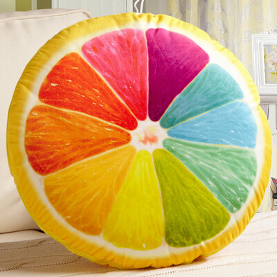 

Jiuzhou оленей подушки текстильные многофункциональные творческие фрукты ворсовые подушки подушки двойного Ци Ксия было прохладно одеяло двойной офис диванные подушки были красочные оранжевый автомобиль