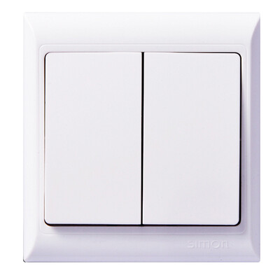 

Simon Electric simon J60398 double open single control 61 series 86 steel floor switch socket