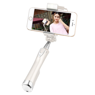 

BIAZE U18 Wireless Bluetooth Mini Self-timer White Telescopic Self-timer Self-timer Artifact Fill Light for Apple 7p Samsung Millet Meizu
