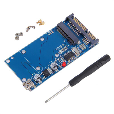 

Высокая емкость Высокая мощность Последовательный MSATA для SATA / Mini USB конвертер адаптер карты