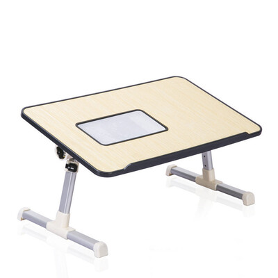 

Double bed computer desk cooling laptop desk foldable lifting fan version black 6030