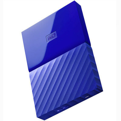 

Western Digital (WD) Мой паспорт 1 ТБ 2,5-дюймовый аристократический синий мобильный жесткий диск WDBYNN0010BBL-CESN