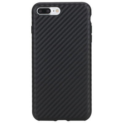 

Rock ROCK Apple 7plus8plus Mobile Shell iphone78plus Cover All-in-one Soft Shell Carbon Fiber Series Black