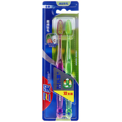 

three smile silk soft care gum toothbrush double support