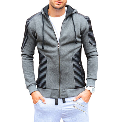 

Men Cotton Casual Hoodie Jacket Coat