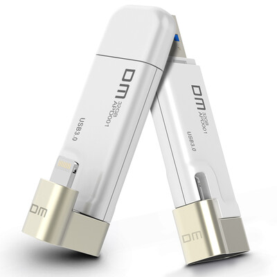 

Дважды линия короткохвостая диск DM Aiplay Pro 128G Apple, телефон U диск USB3.0 компании Apple MFi сертификации официальный iPhone и IPad ИМАК U (Тиран золото)