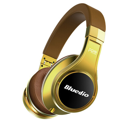

Blue String UFO Bluetooth Headset Headset 8 Speaker Wireless Fury Music Headset Game Headset Gold
